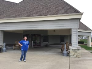 Destiny Middleton, a Madison Central High School student, is one of several teen volunteers at Hospice Care Plus. She plans to study pediatrics at UK.