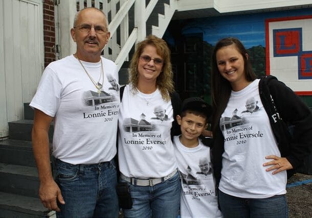 A family rides in memory of a loved one at a recent L&P Poker Ride. This year’s Ride is on Sept. 10 at Yesterday’s Bar and Grill in Richmond, Ky.